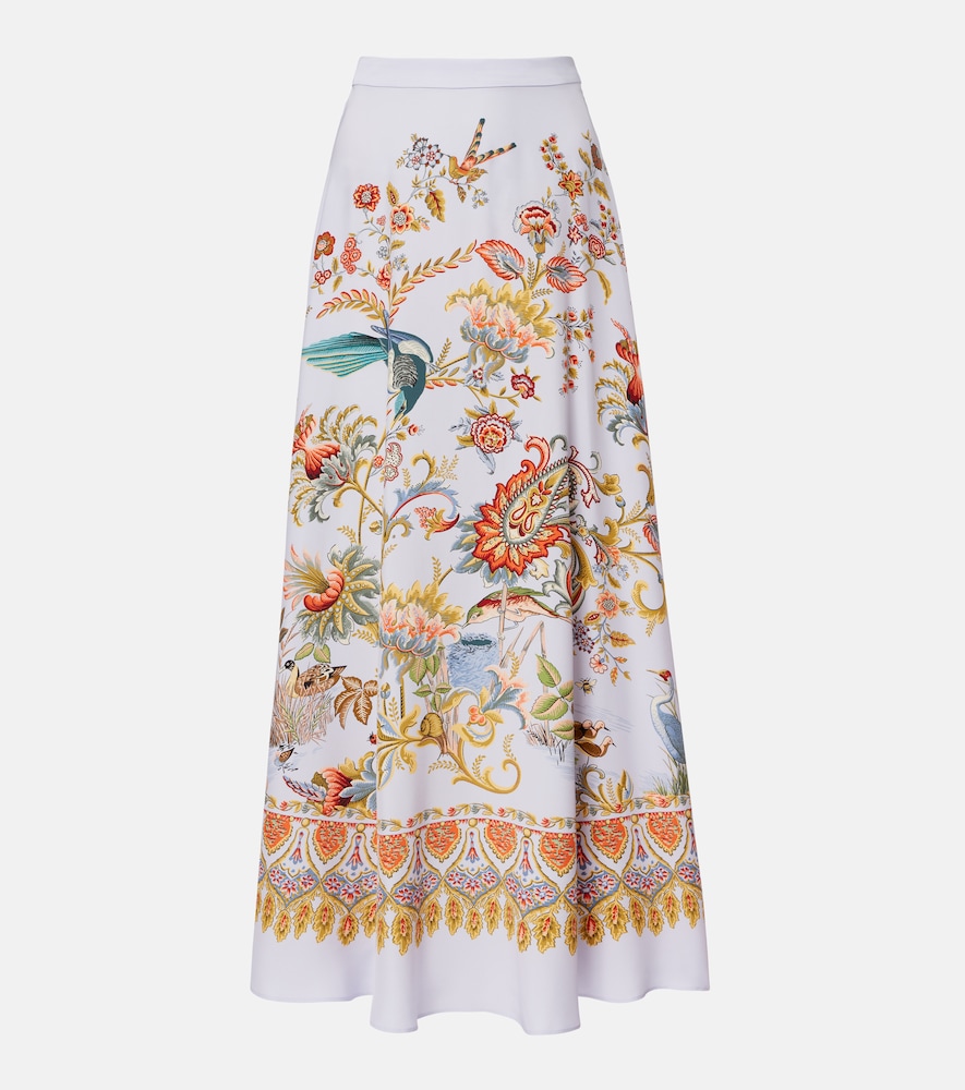 ETRO Etro Printed silk maxi skirt　エトロ プリント シルク マキシ スカート