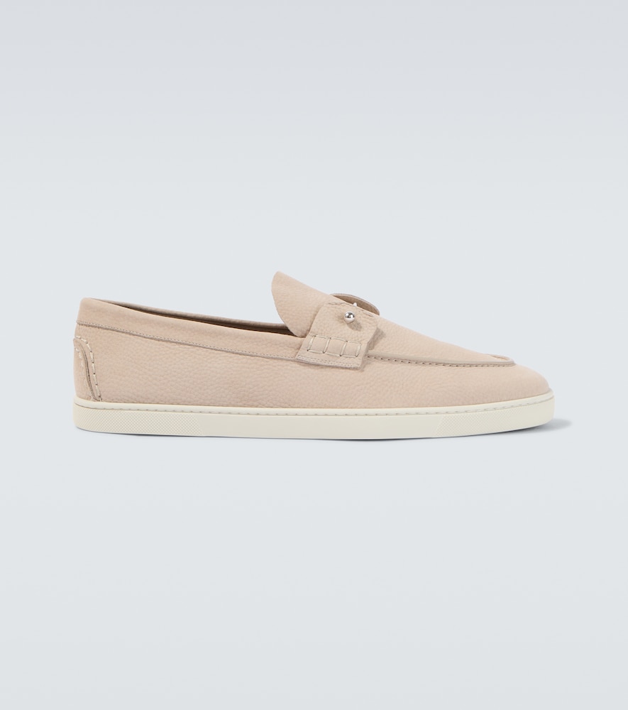 Christian Louboutin Chambeliboat leather slip-on shoes