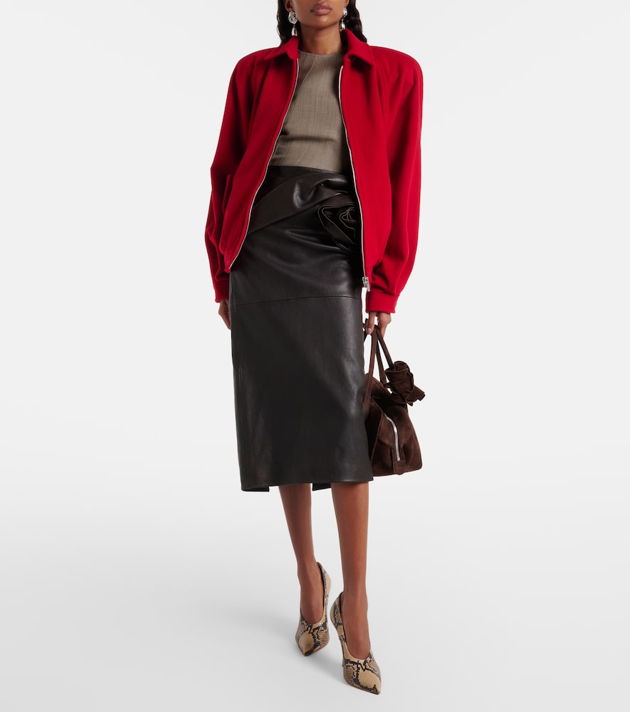 Magda Butrym Magda Butrym Wool Bomber Jacket 