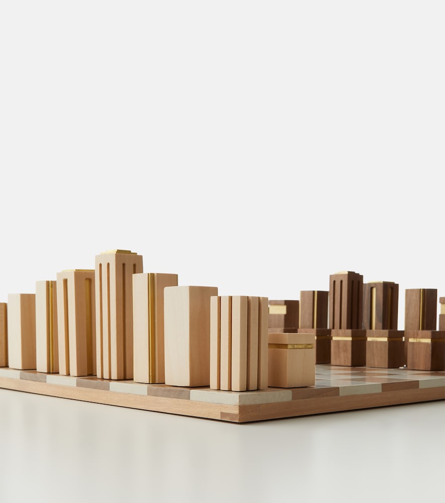  Brunello Cucinelli Brunello Cucinelli Walnut Board Game 