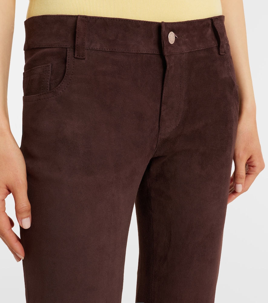  Stouls Stouls Pawlonia Suede Flared Pants 