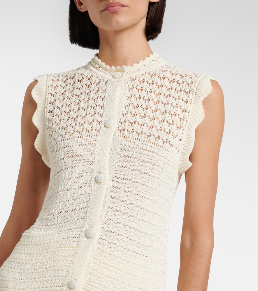  Eres Eres Aurora Crochet Top 