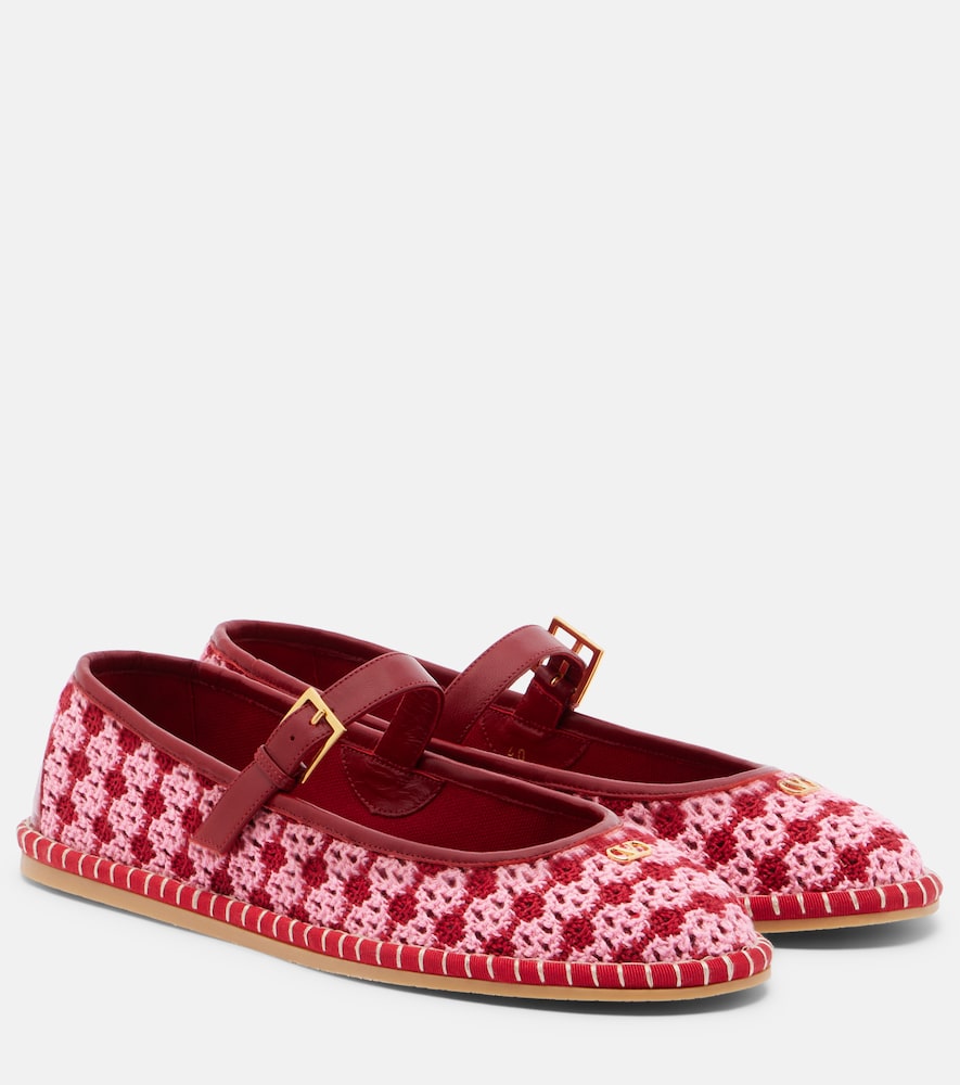 La Cruisette VLogo Mary Jane flats