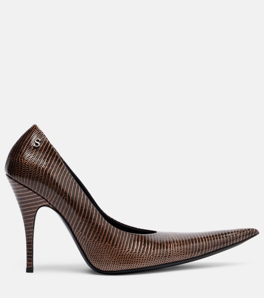  Acne Studios Acne Studios Bonnie Embossed Leather Pumps 
