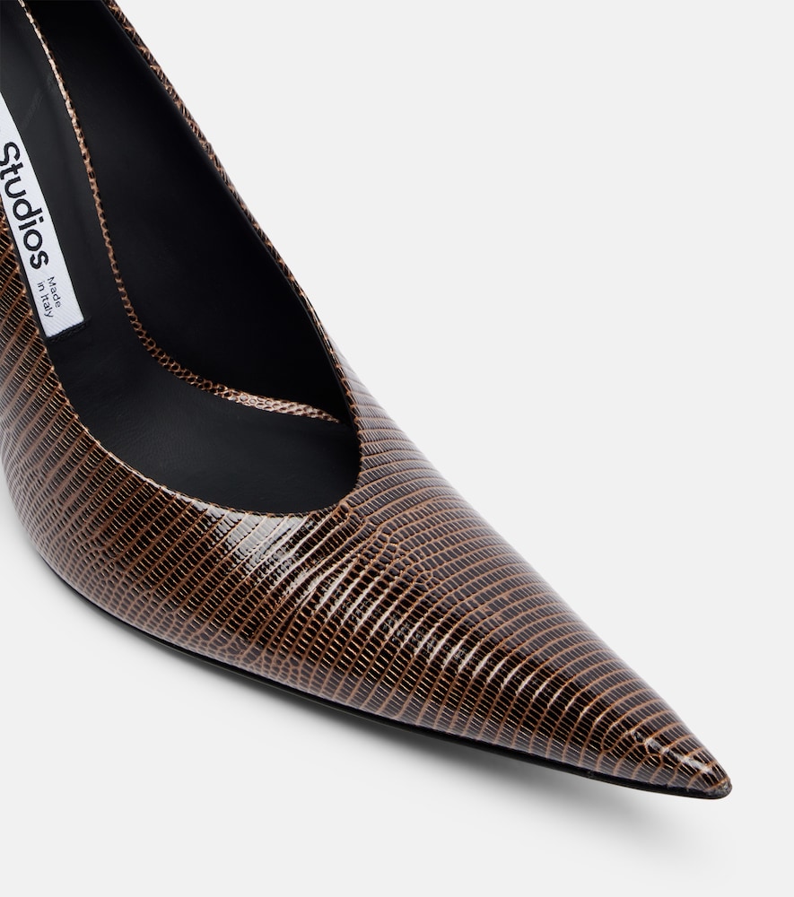  Acne Studios Acne Studios Bonnie Embossed Leather Pumps 