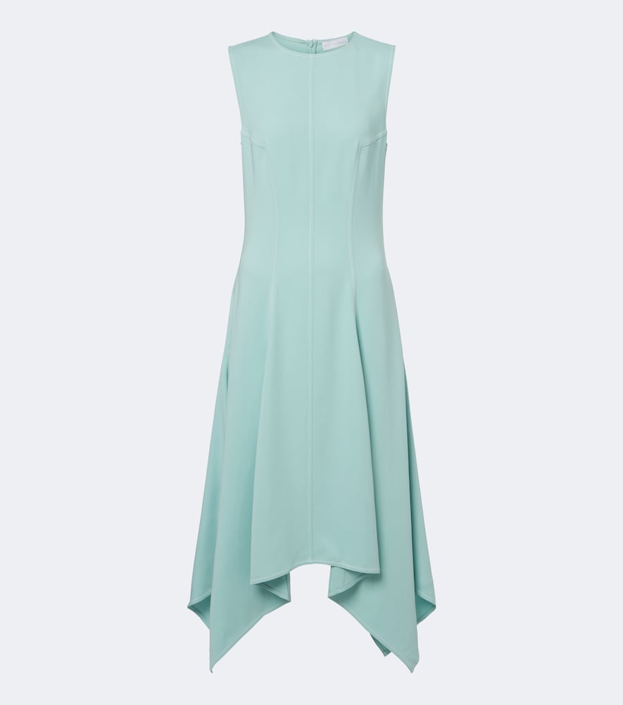 Stella Mccartney Donna Abito Midi Asimmetrico Blu It Taglia 40- Mytheresa