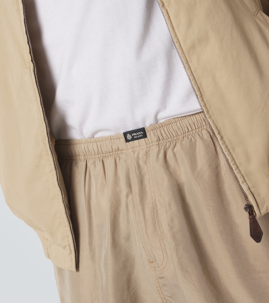  Prada Prada Silk Bermuda Shorts 