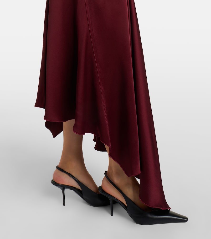  Victoria Beckham Victoria Beckham Midikleid Posy Aus Satin 