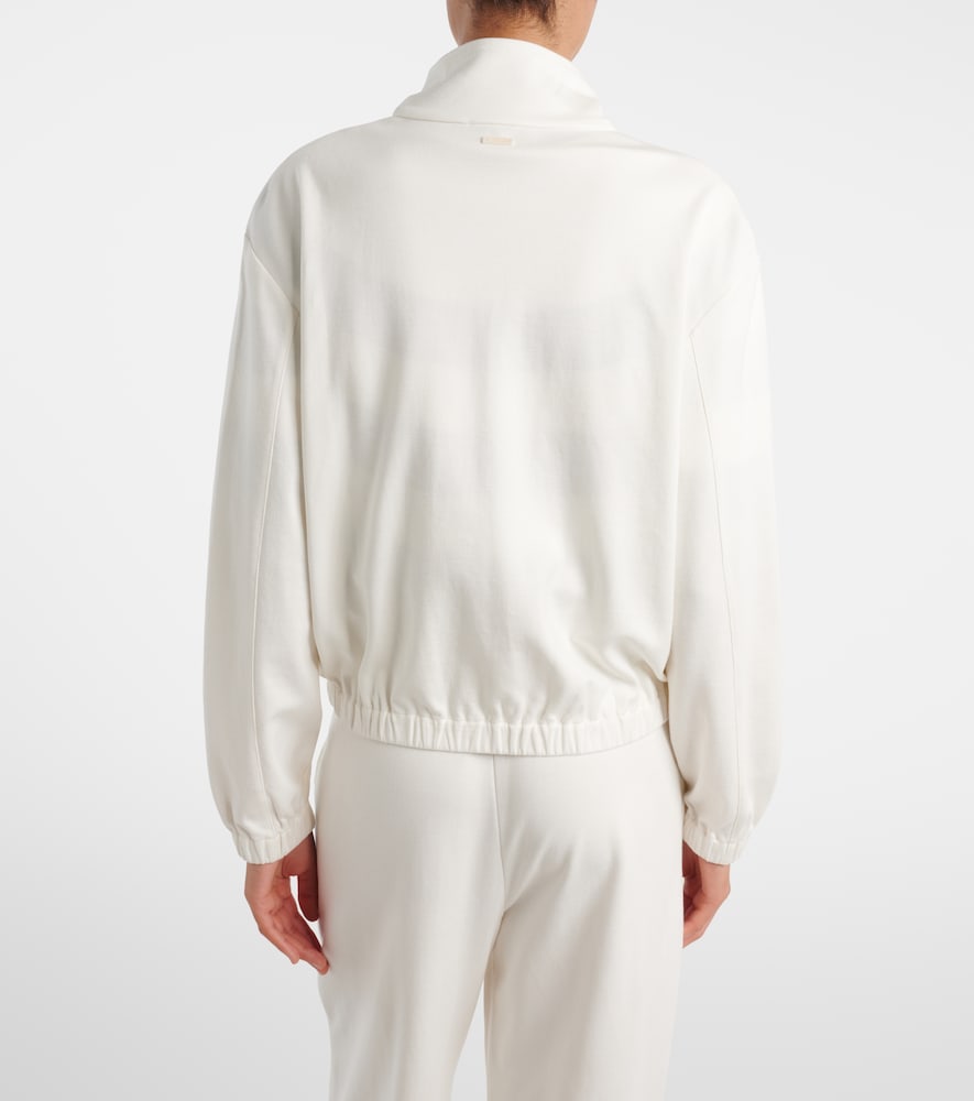  Max Mara Max Mara Sudadera En Mezcla De Algodón Y Seda 