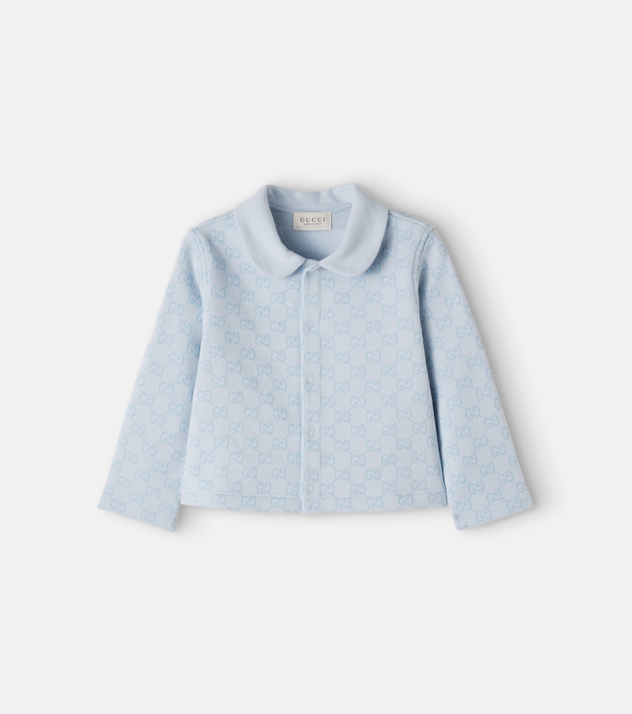 Baby – Cardigan in jersey di cotone GG