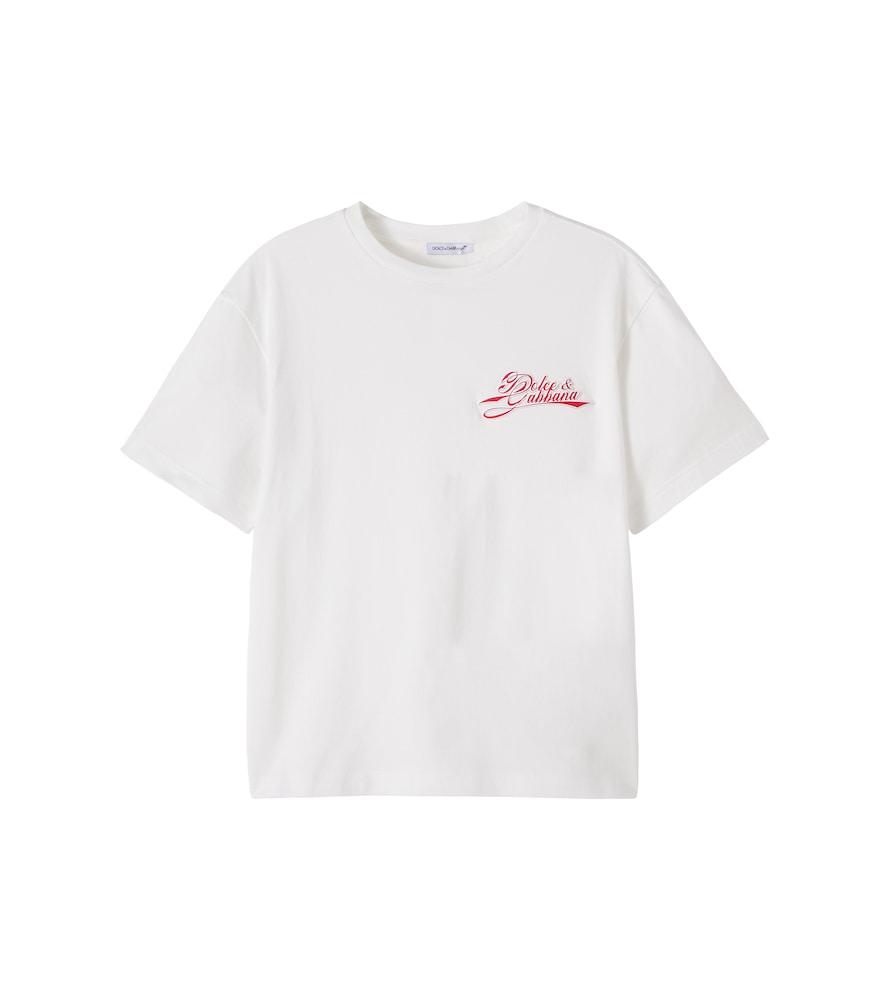 Cotton Poplin Shirt by Dolce & Gabbana Kids