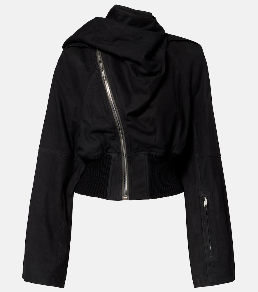 Lederjacke Scarf Flight
