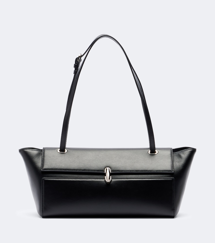 Schultertasche Symmetry Trapeze Medium aus Leder