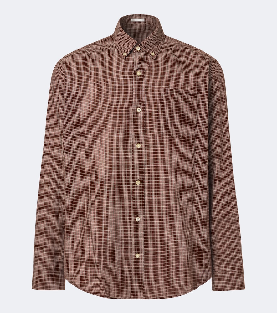 The Row Chemise Pompeo en coton carreaux 1250 €