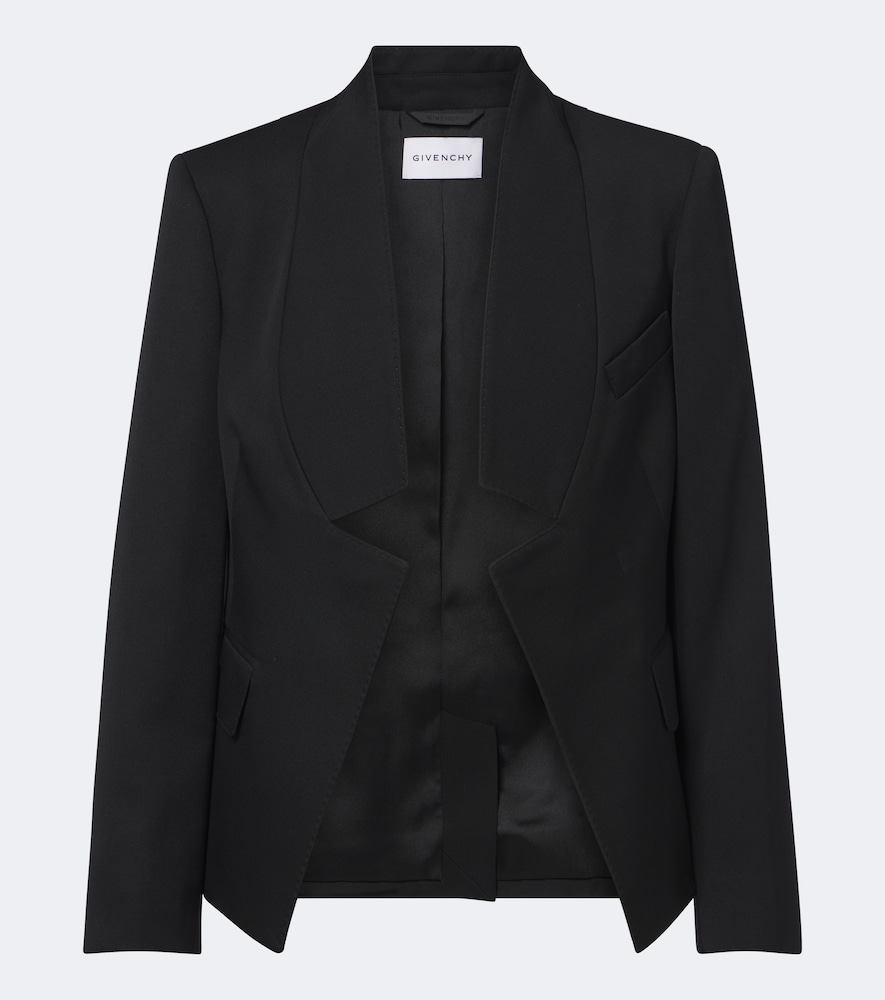 Givenchy Wool Blazer In Black