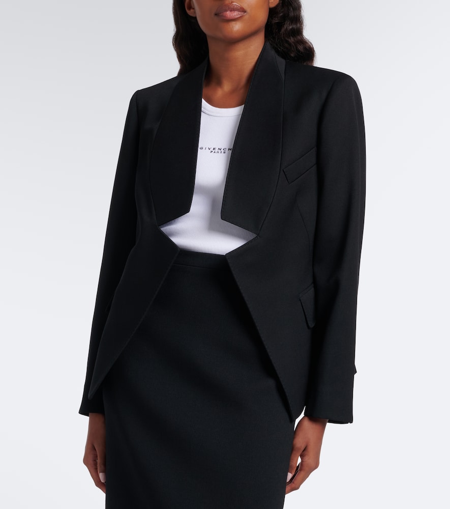 Givenchy Wool Blazer In Black
