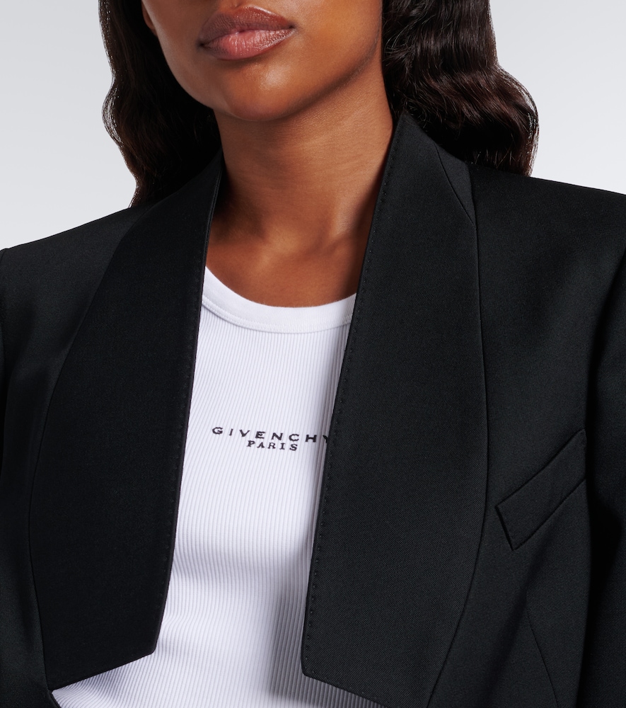 Givenchy Wool Blazer In Black