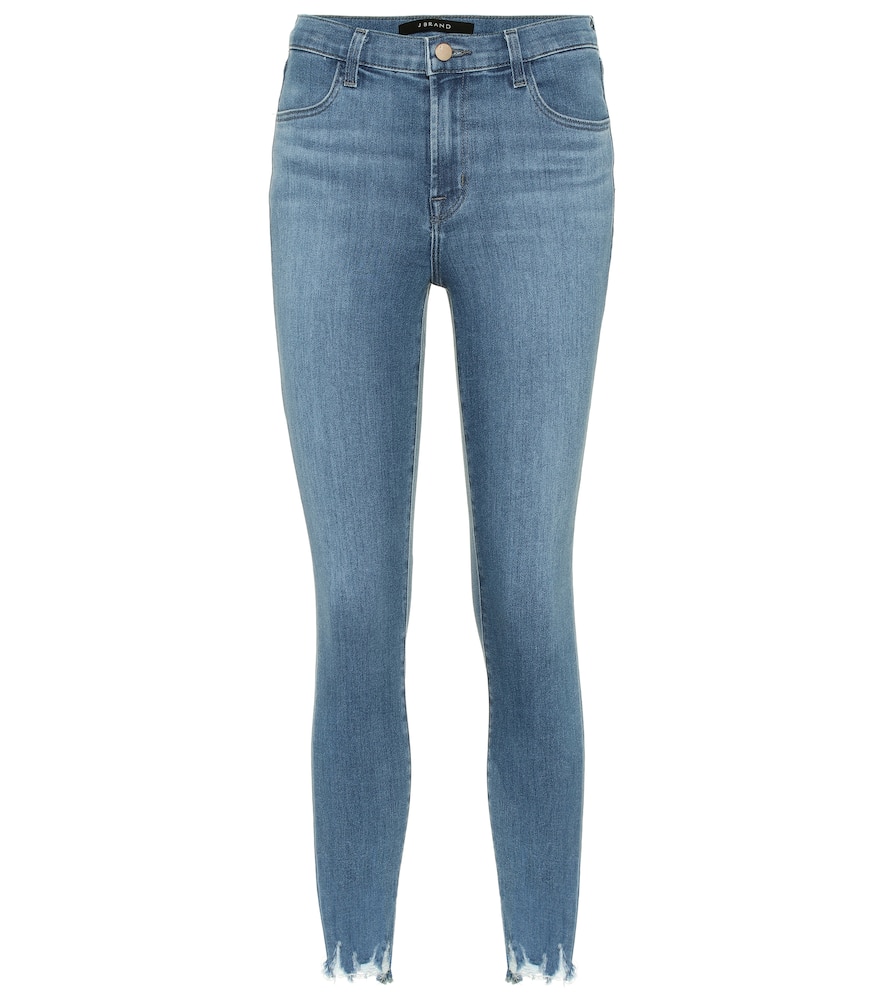 J BRAND ALANA CROPPED HIGH-RISE SKINNY JEANS,P00392042