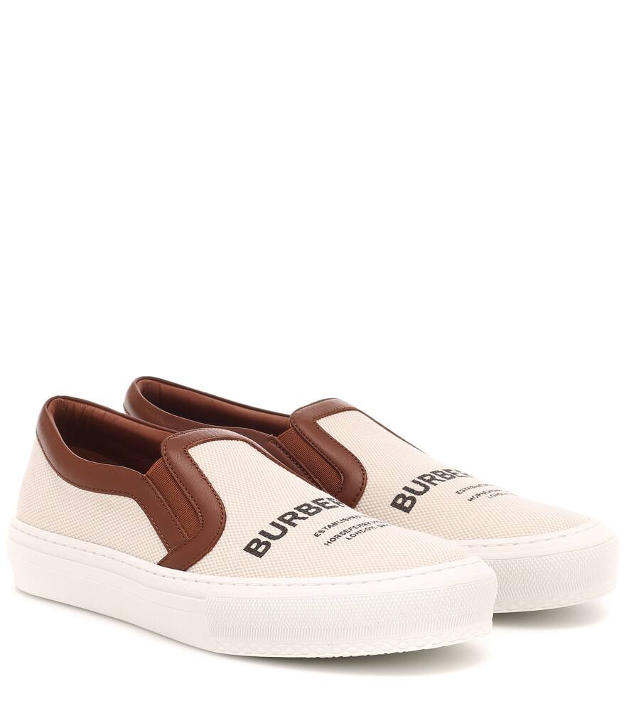 slip on burberry sneakers