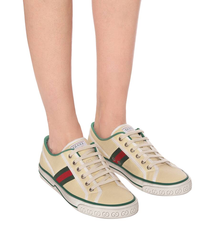 GUCCI TENNIS 1977 CANVAS SNEAKERS,P00433917