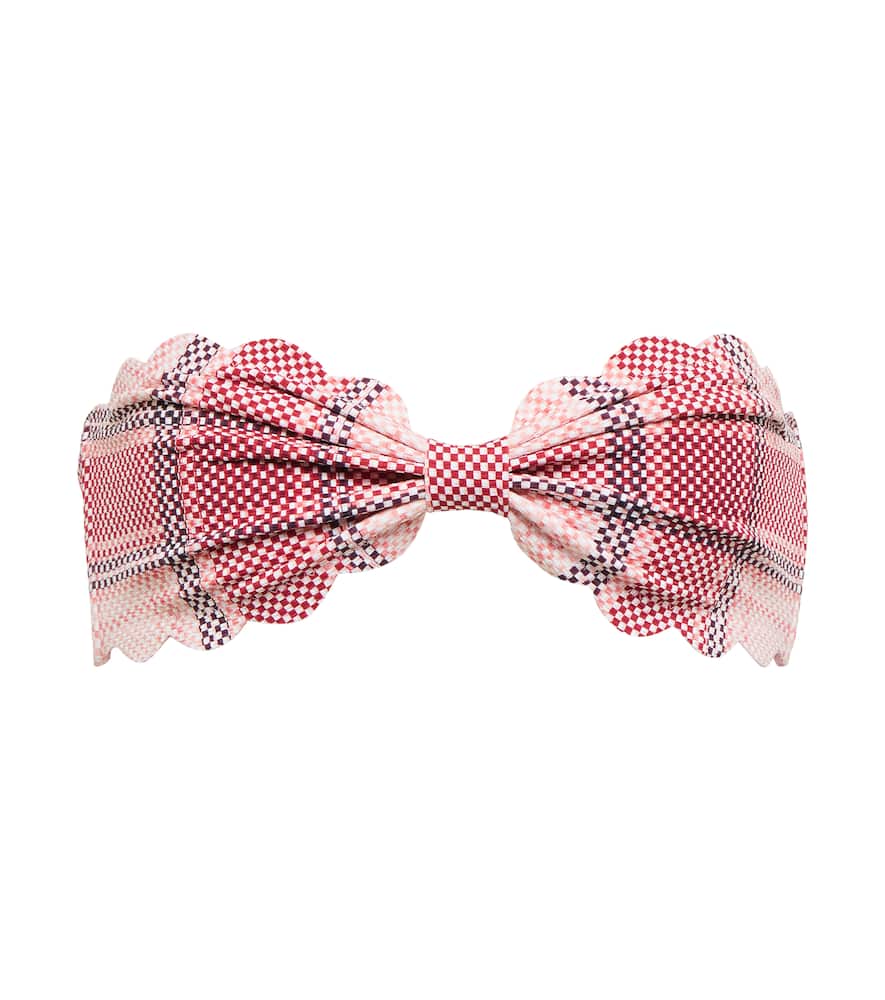 Marysia Antibes checked bikini top