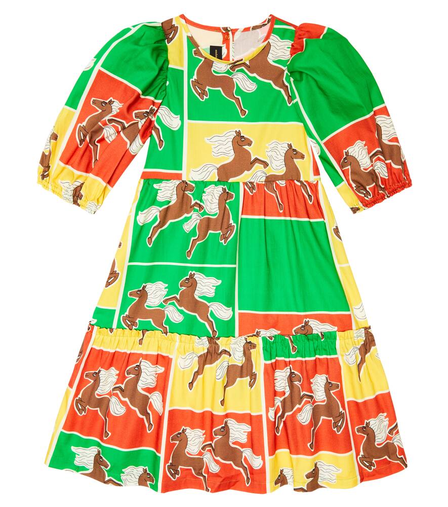 Mini Rodini Printed cotton dress