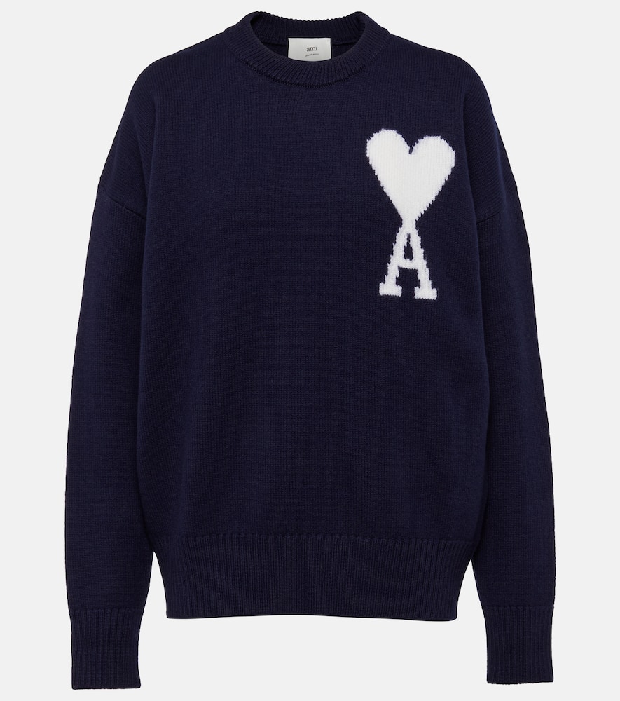 Ami Paris Ami de Caur virgin wool sweater