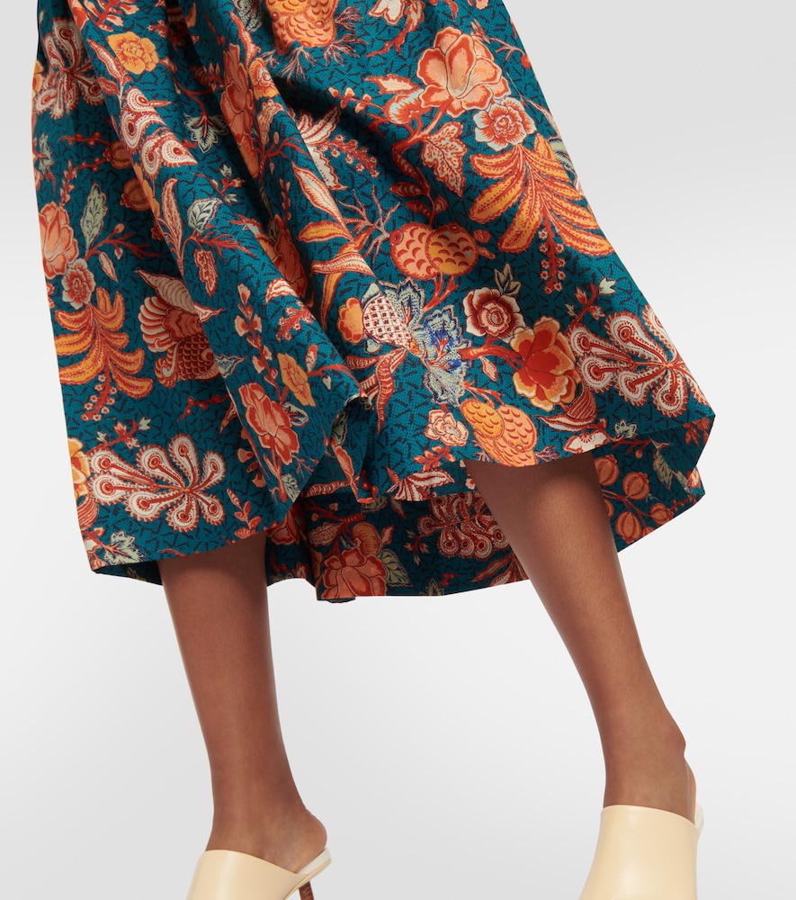  Ulla Johnson Ulla Johnson High-rise-midirock Kyra Aus Baumwolle 