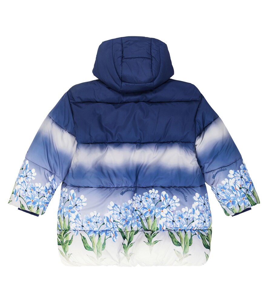  Monnalisa Monnalisa Floral Puffer Coat 