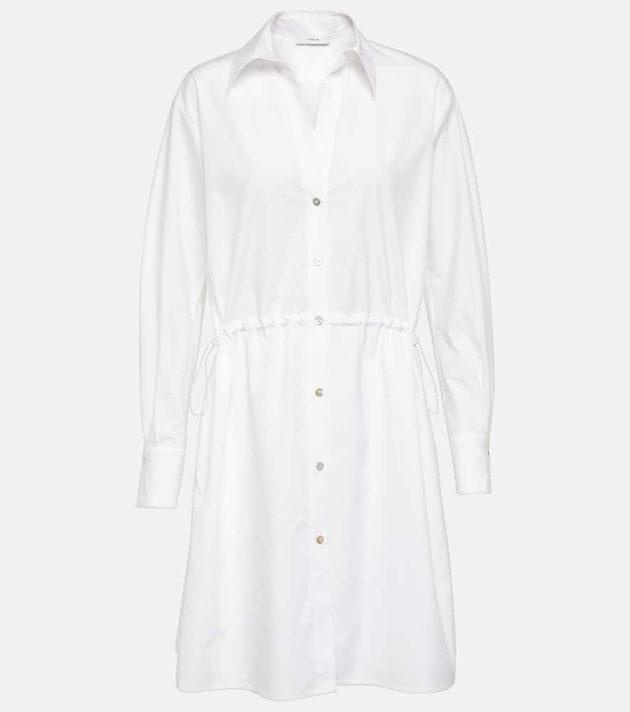 Vince Ruched cotton shirtdress