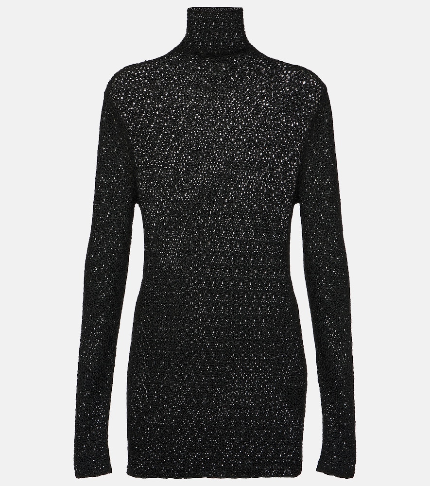 Toteme Crochet turtleneck top　Toteme かぎ針編みタートルネックトップ Toteme