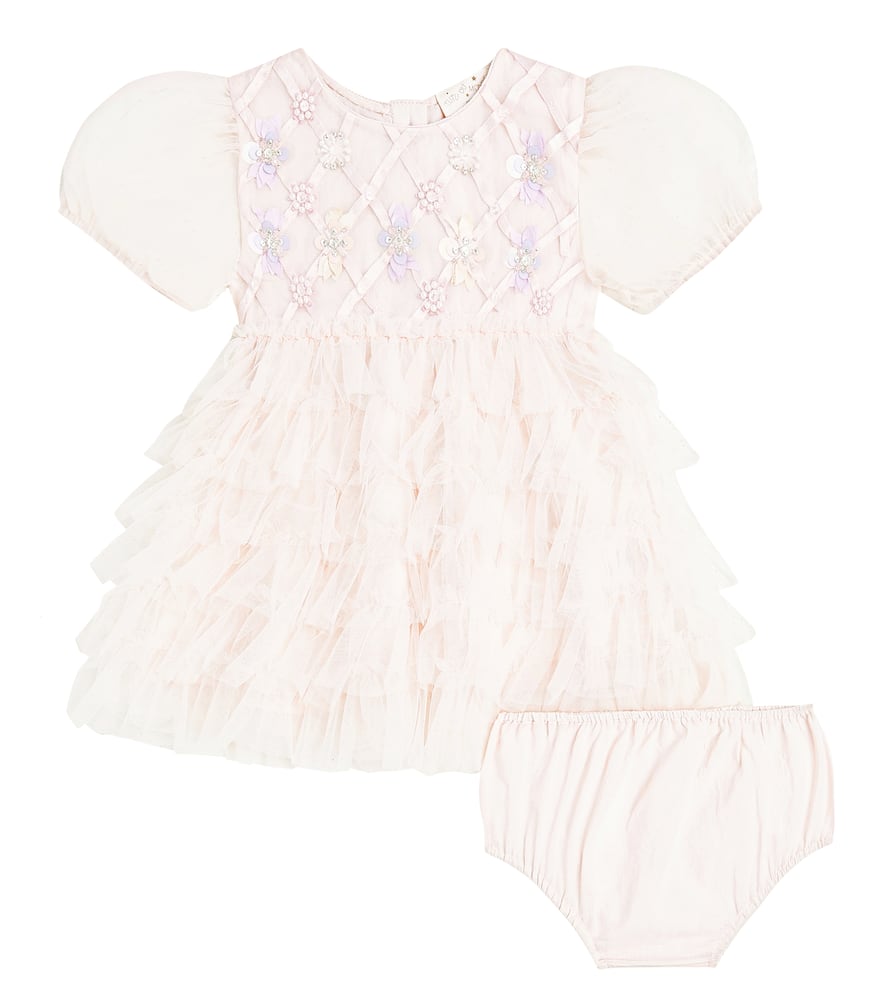Tutu Du Monde Baby Bebe floral dress and bloomers set