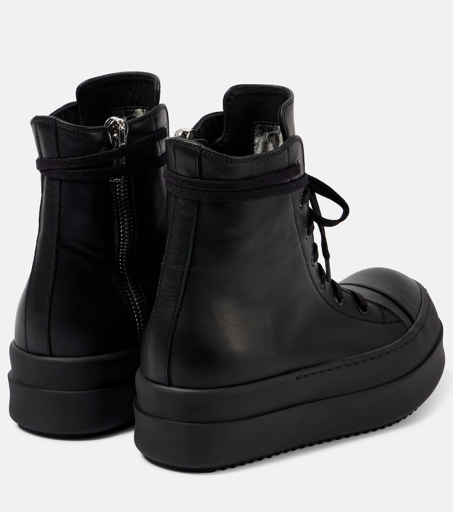 Rick Owens Hollywood Mega Bumper Sneakers In Black