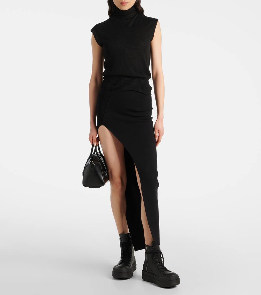 Rick Owens Hollywood Mega Bumper Sneakers In Black