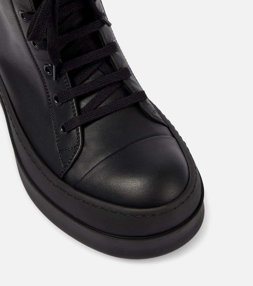 Rick Owens Hollywood Mega Bumper Sneakers In Black