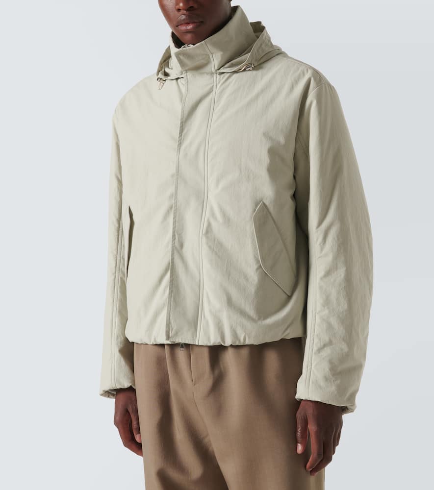 The Row Lucius Cotton Jacket In White