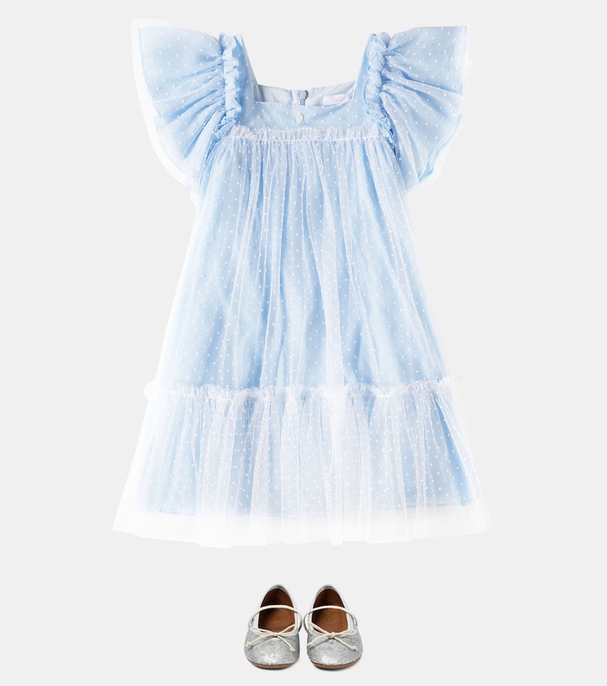  Patachou Patachou Polka-dot Tulle Dress 
