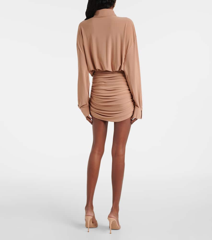 Norma Kamali Minikleid In Braun