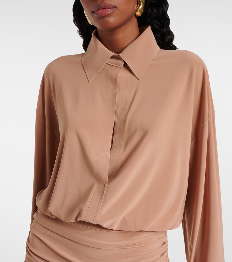 Norma Kamali Minikleid In Braun