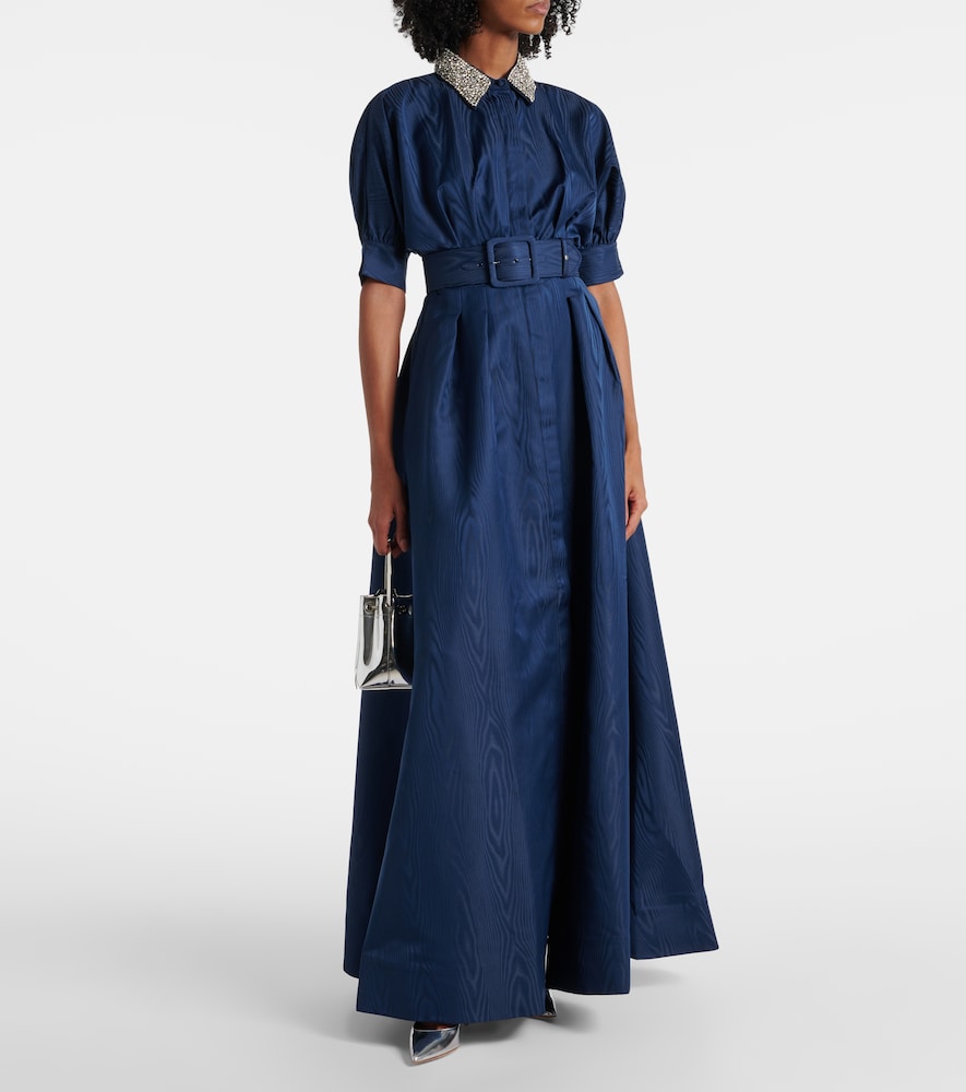 Rebecca Vallance Cielo embellished silk shirt dress