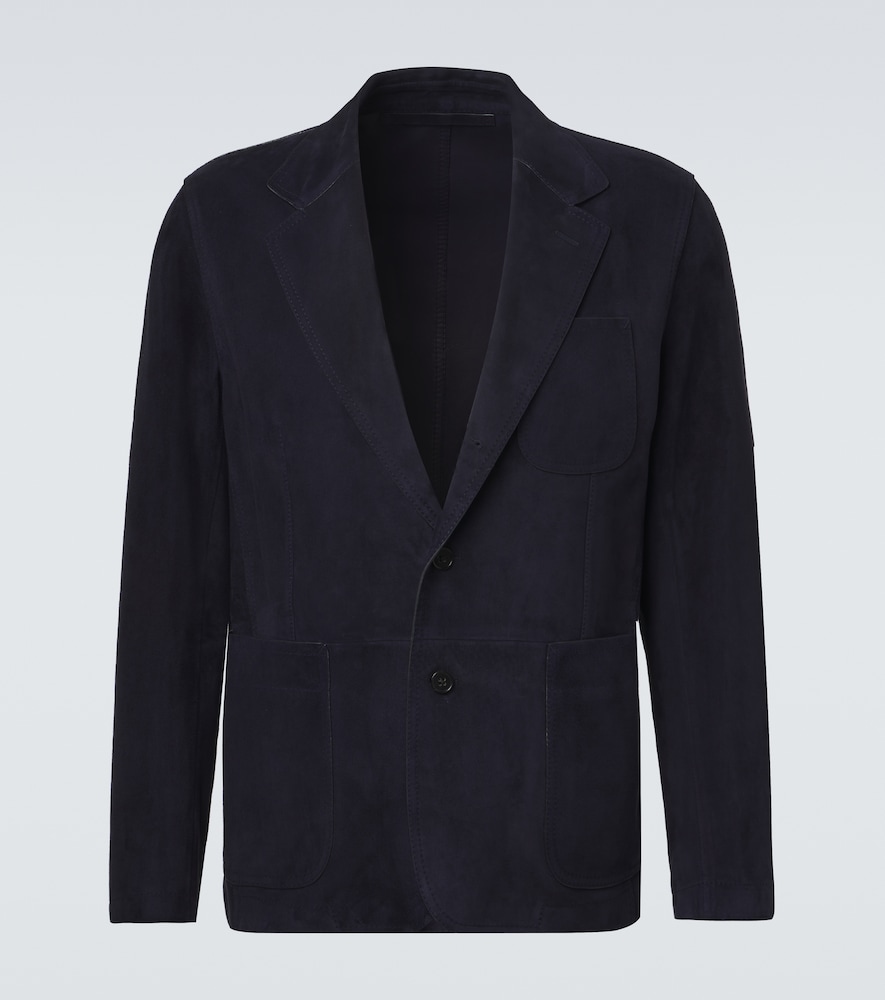 Ralph Lauren Purple Label Suede blazer