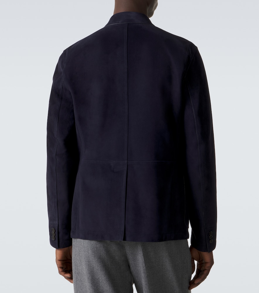  Ralph Lauren Purple Label Ralph Lauren Purple Label Blazer Aus Veloursleder 