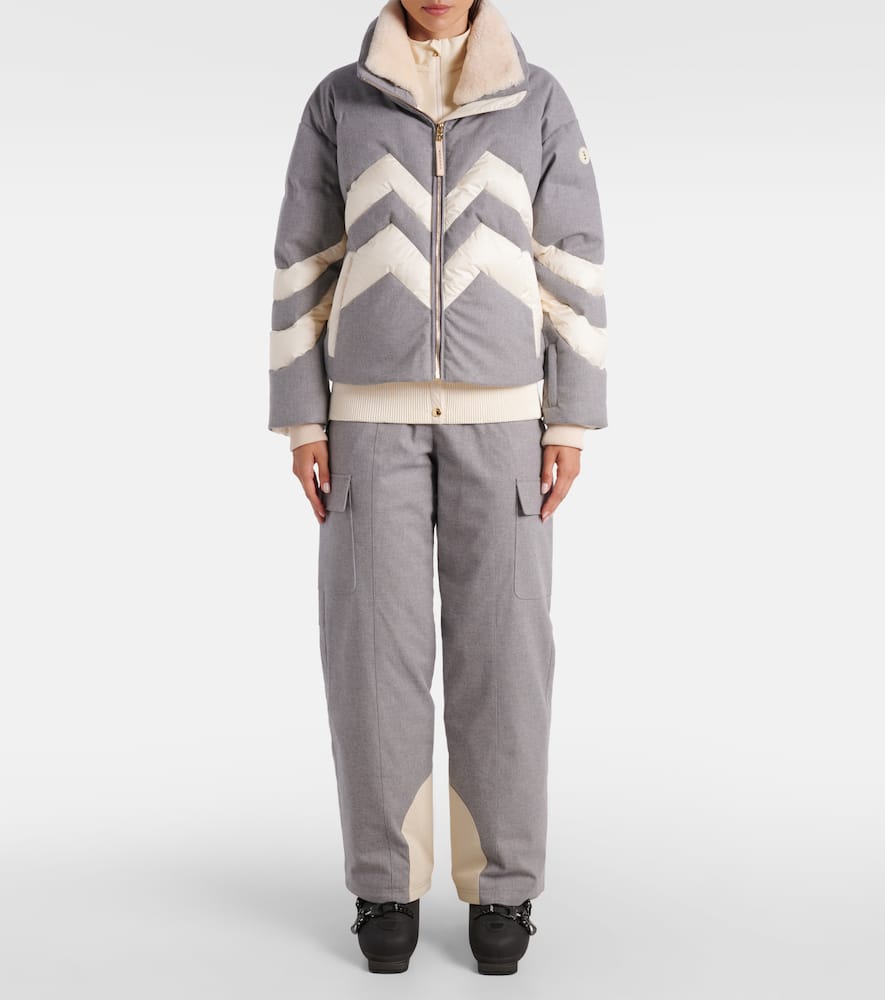Bogner Valea Down Ski Jacket In Gray