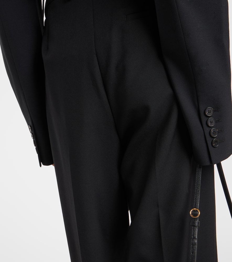 Nensi Dojaka Cropped Jacket In Black