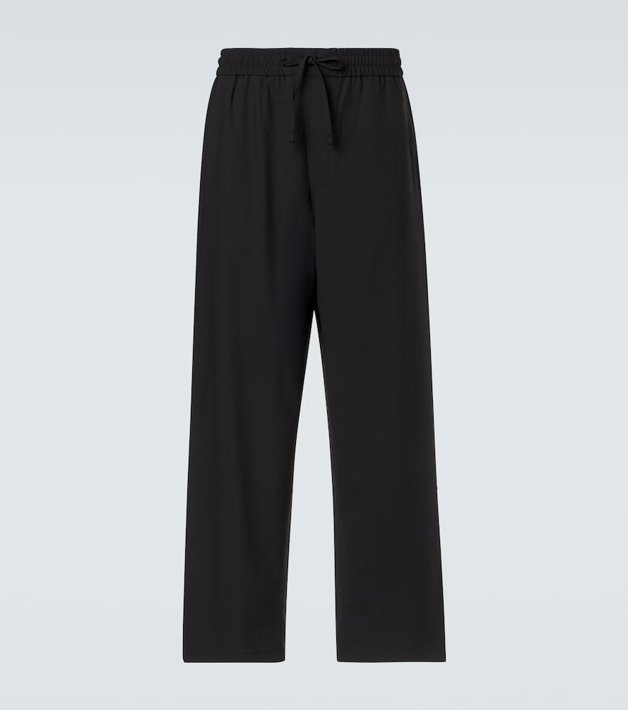 Ami Paris Virgin wool gabardine straight pants