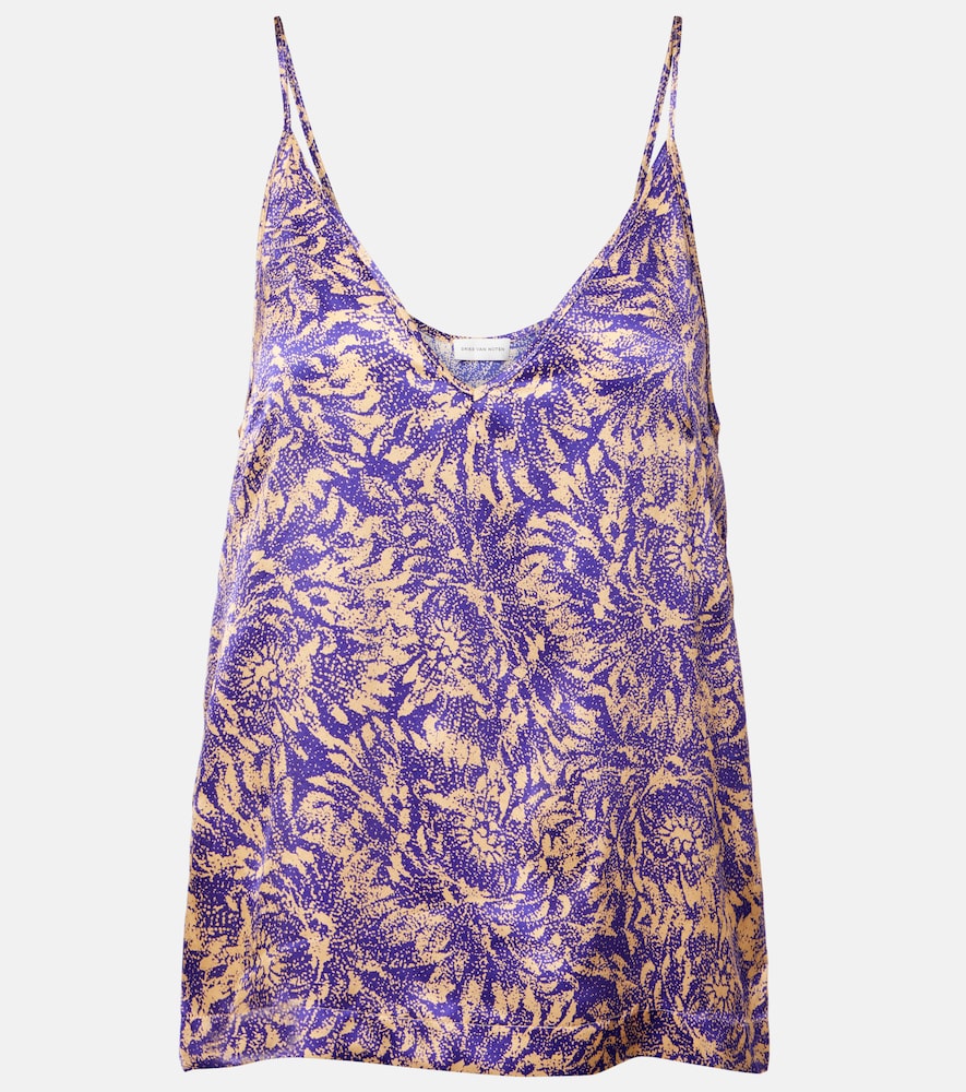 Dries Van Noten Floral silk camisole　ドリス ヴァン ノッテン フローラル シルク キャミソール Dries
