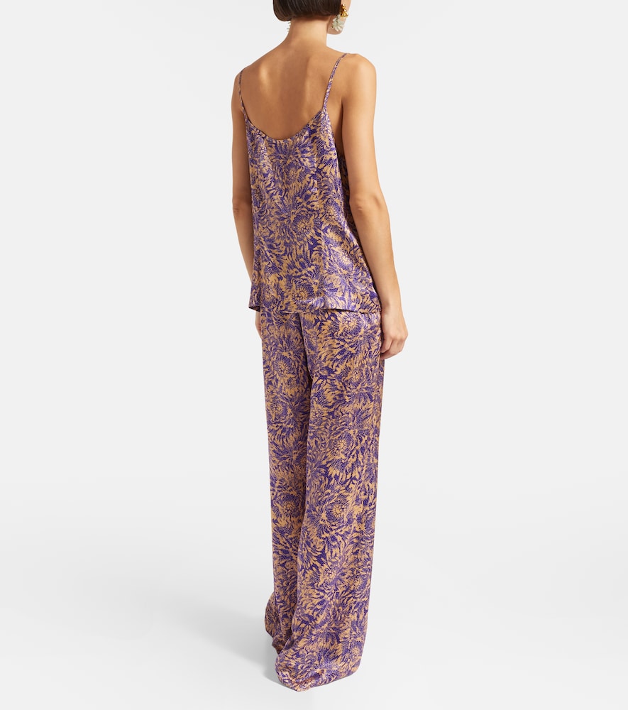  Dries Van Noten Dries Van Noten Floral Silk Camisole 