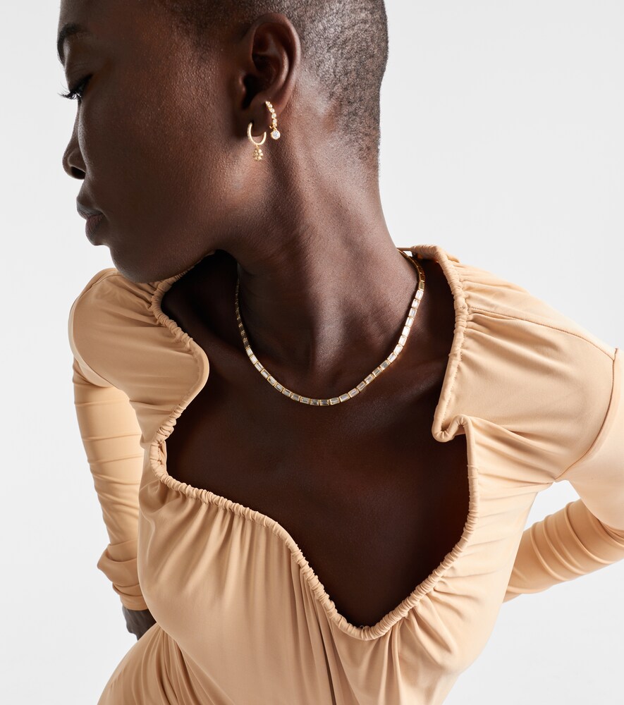 Anita Ko Bunny 18kt gold necklace with diamonds