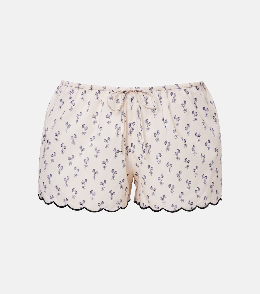 Montce Cynthia floral scalloped cotton shorts | Thumbnail 6