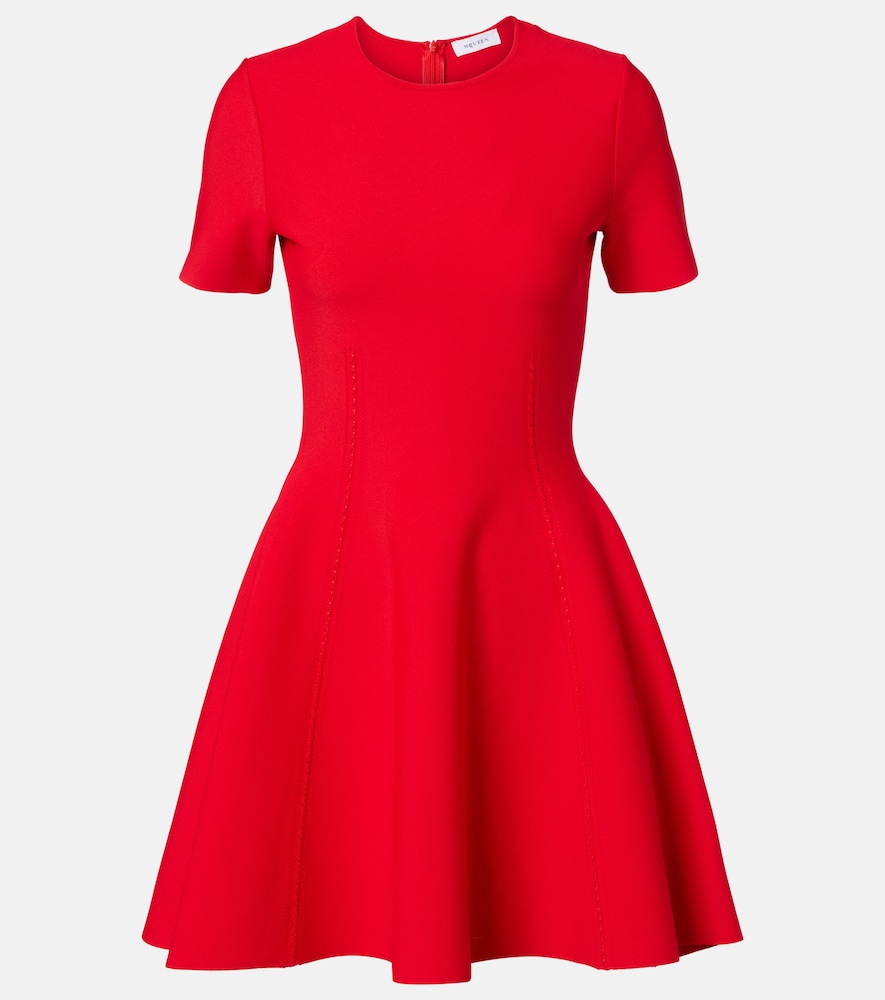 Mcqueen Donna Abito Corto In Faille Rosso It Taglia 38- Mytheresa